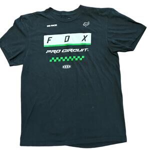 Fox Racing Black Short Sleeve T Shirt in a Adult Large
